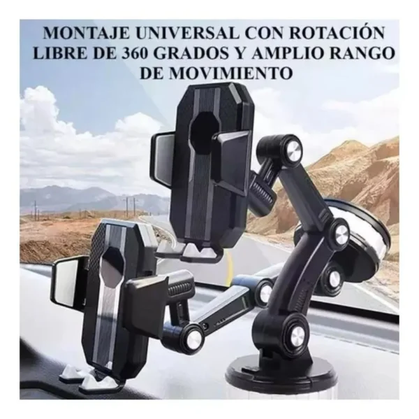 Soporte Celular Carro 360 Parabrisa - Imagen 2